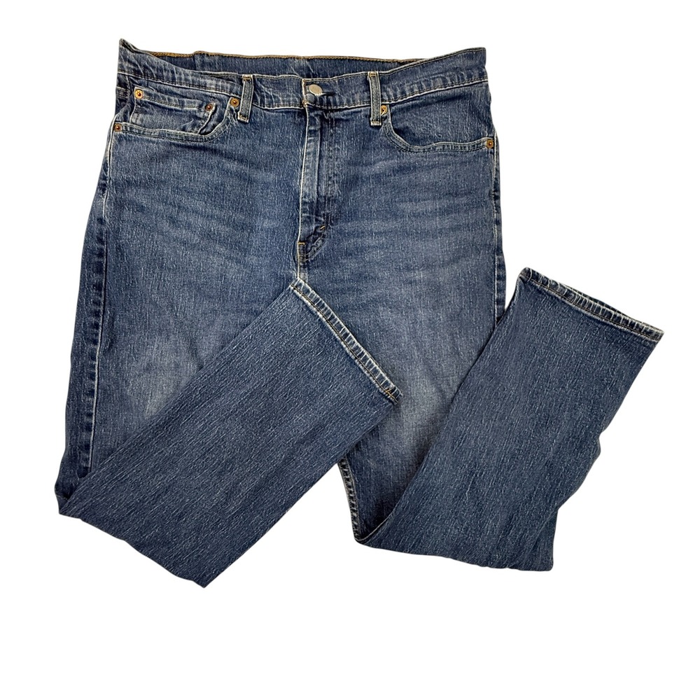 Levi's 505 Jeans Mens 36x29 Blue Regular Fit Straight Leg Denim
